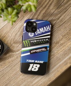 Alternative view of Custom Yamaha Racing Tough Phone Case