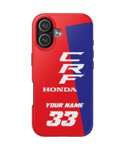 Honda Racing Motocross Custom Tough Phone Case