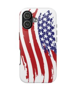 Patriotic Tough Phone Case — Distressed American Flag iPhone Cover