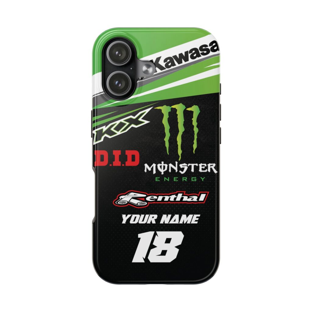 Custom Kawaksi Motocross Tough Phone Case