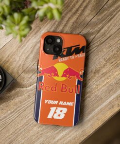 Alternative view of Ktm Racing Red Bull MX MotoCross Custom Tough Phone Case
