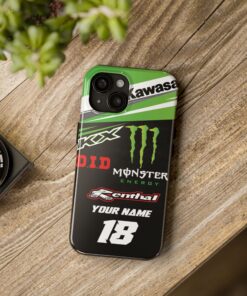 Alternative view of Custom Kawaksi Motocross Tough Phone Case